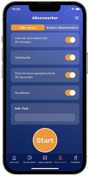veiligheidsplatform alleenwerken