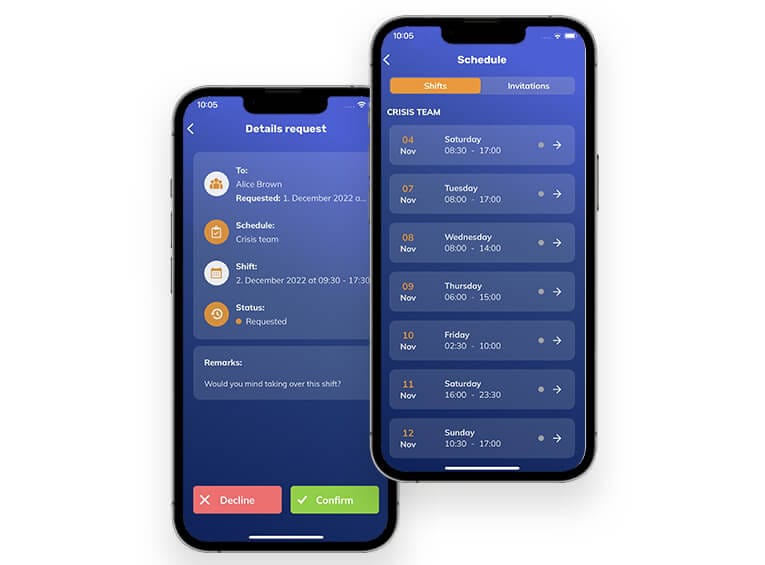 On-call duty 2022 EN 765 565 On-call duty app