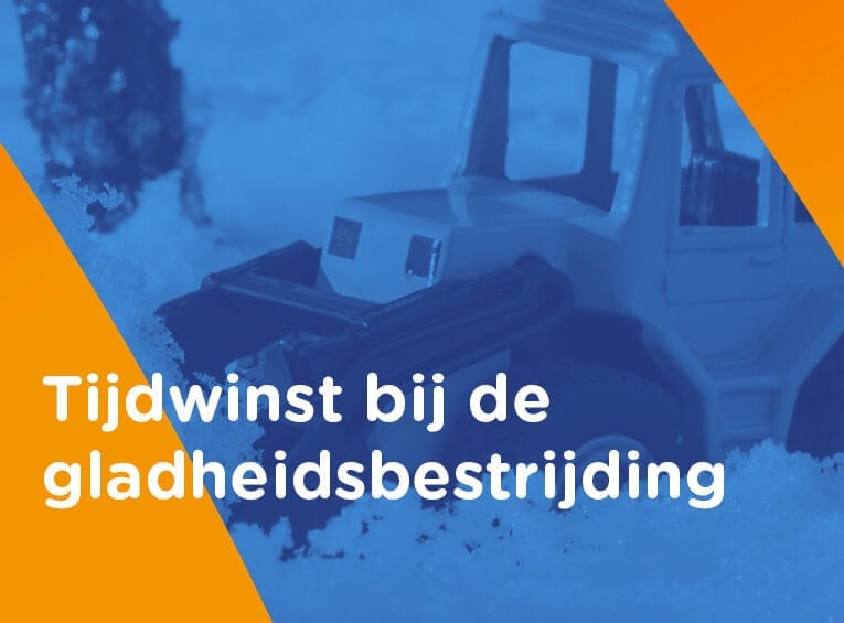Tijdwinst gladheidsbestrijding ploegen alarmeren
