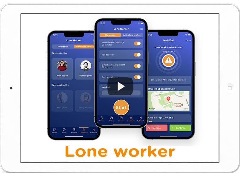 Video Lone Worker App